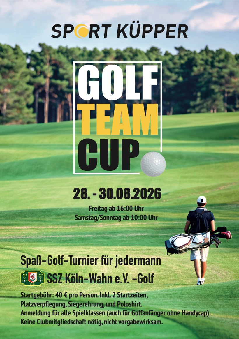 Sport Küpper Golf Team Cup 2026 – Flyer